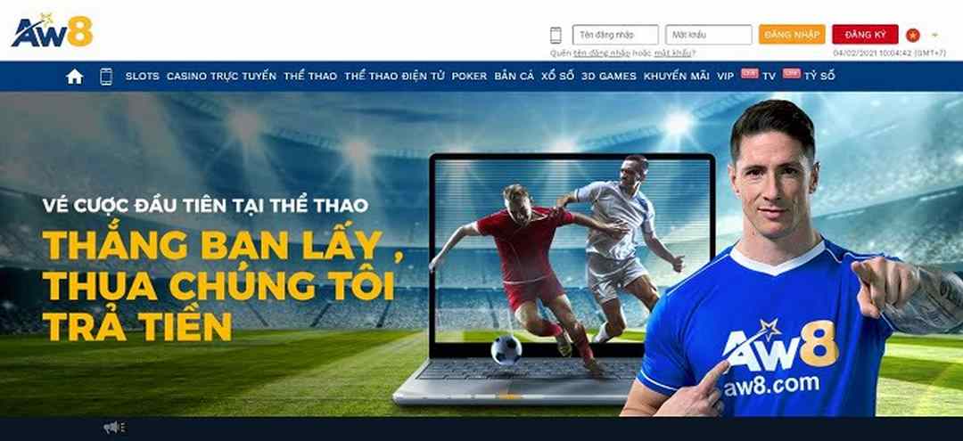 Giao diện của nhà cái
